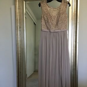 David’s bridal long gown